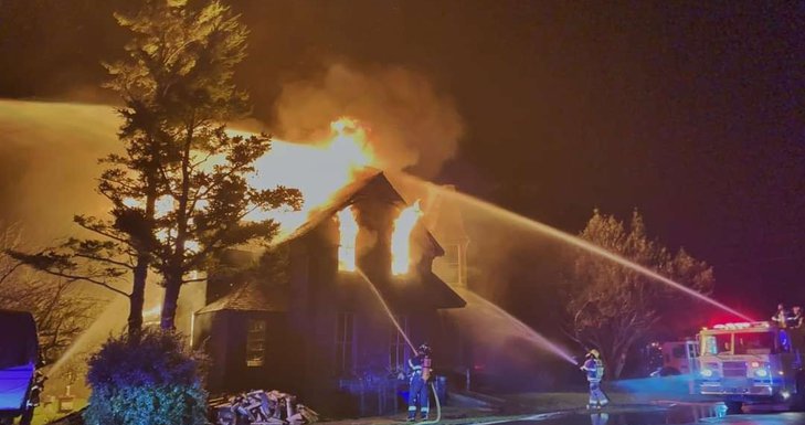Lindberg House Fire