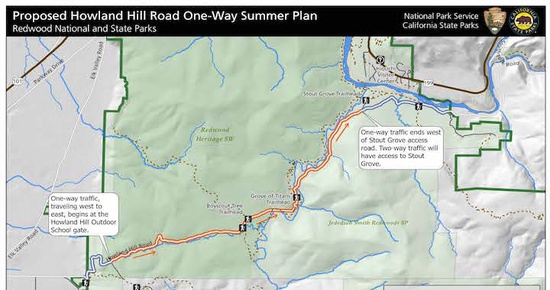 RNSP Proposed Pilot Project To Change Howland Hill Traffic Flow This ...