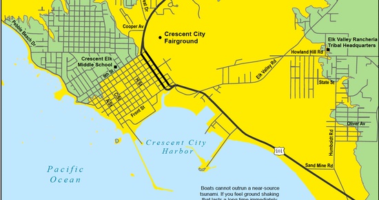 Crescent City, Del Norte OES Planning for October Tsunami Evacuation Drill |  Wild Rivers focus