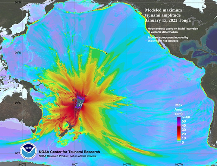 VIDEO) Simulation Shows How Tonga Tsunami Spread Across the Pacific | Wild  Rivers Outpost | Del Norte, Curry Counties